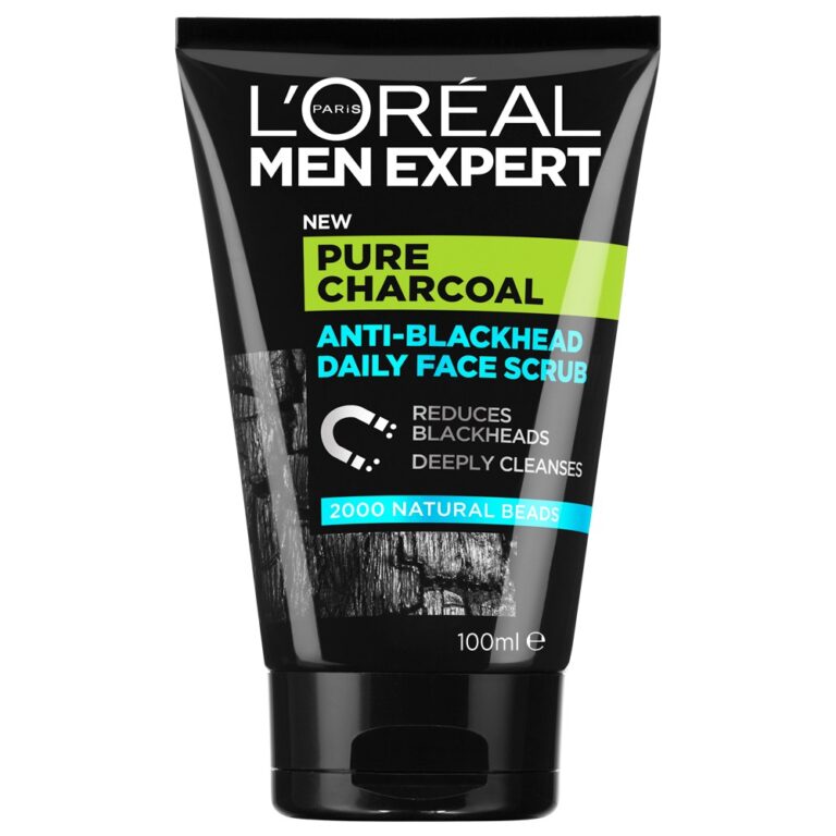 Loreal Men Expert Pure Charcoal AntiBlackhead Daily Face scrub 100ml