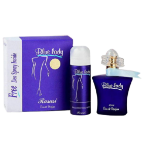 Rasasi Blue Lady Edp 40ml With Free 50ml Deo Spray