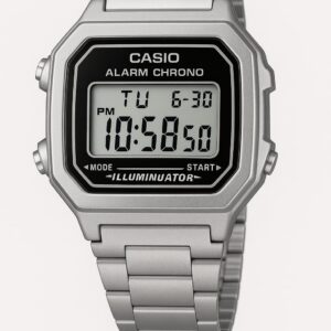 Casio Standard Digital Silver Stainless Steel Band Watch W218HD-1A