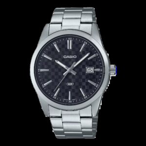 Casio MTP-VD03D-1A Black Analog Quartz Simple Classic Design Men's Casual Watch