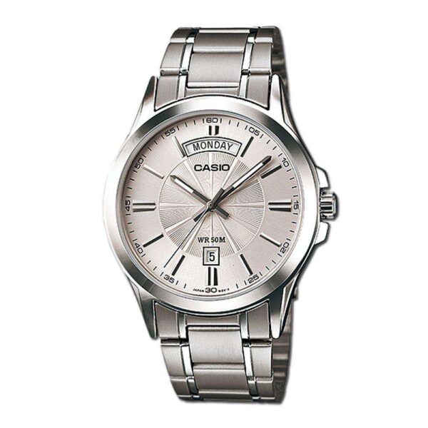 Casio New Original MTP-1381D-7A Men’s Analog Stainless Steel Watch WR 50M MTP1381