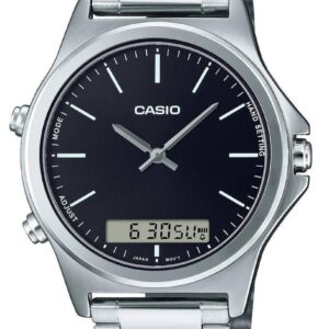 Casio Analog Digital Black Dial MTP-VC01D-1E MTPVC01D-1 Men's Watch