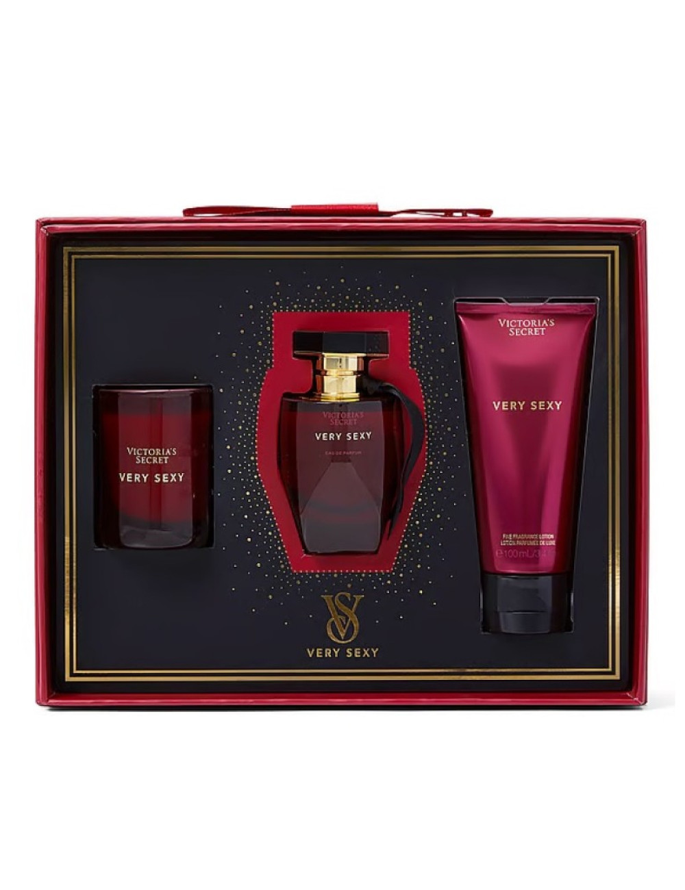 Very Sexy by Victoria’s Secret 3 Pcs Gift Set (50ml EDP + Lotion + Candle) - Image 4