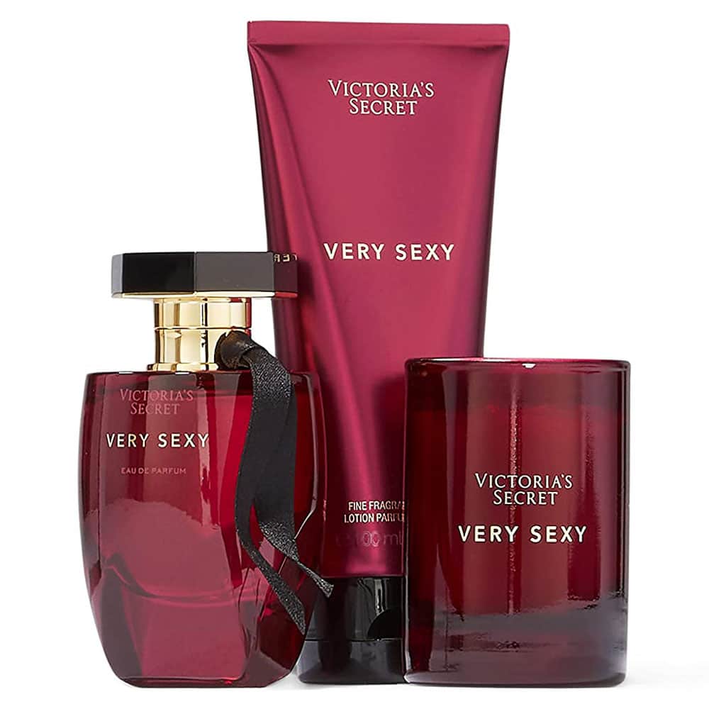 Very Sexy by Victoria’s Secret 3 Pcs Gift Set (50ml EDP + Lotion + Candle) - Image 2